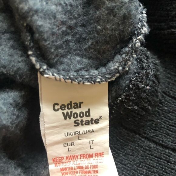 CEDAR WOOD State Pullover, Blue/cream size XL - Picture 5 of 5